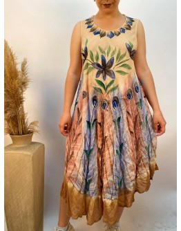 Vintage oversized ethnic φόρεμα