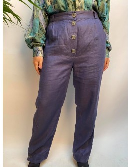 Vintage tyrolean linen pants L