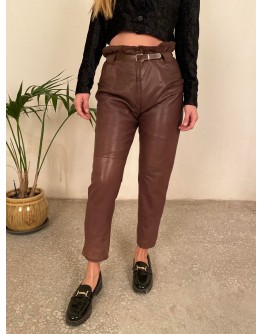 Vintage leather pants L