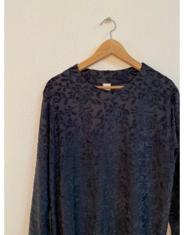Vintage top with velvet details M-L