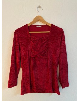Vintage velvet top M