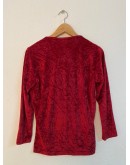 Vintage velvet top M