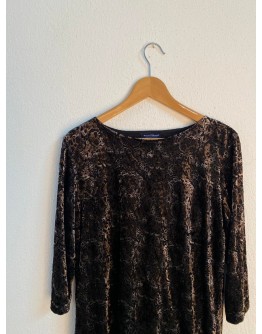 Vintage velvet top M-L