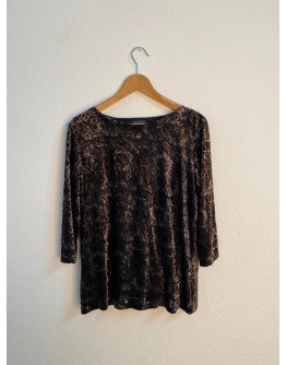Vintage velvet top M-L