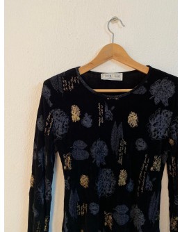 Vintage velvet top M-L