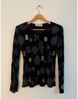 Vintage velvet top M-L