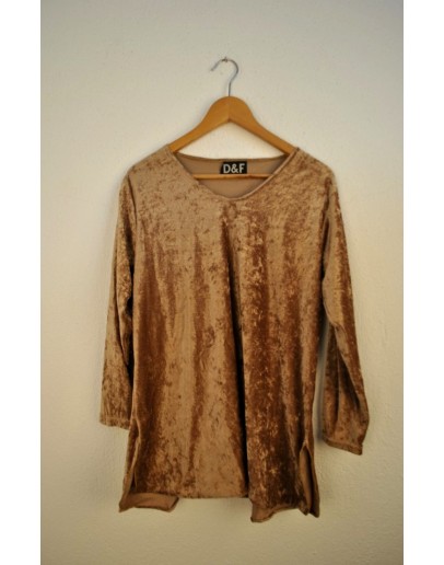Vintage velvet top L-XL