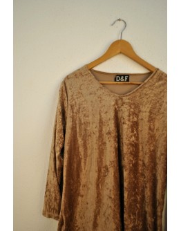 Vintage velvet top L-XL