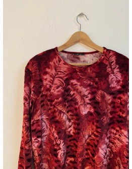 Vintage velvet top M-L