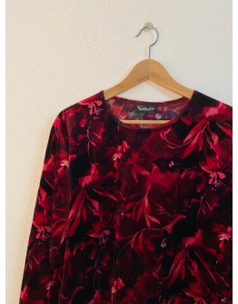 Vintage velvet top M-L