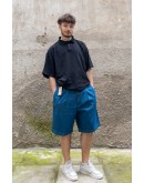 Vintage unisex τζιν βερμούδα L