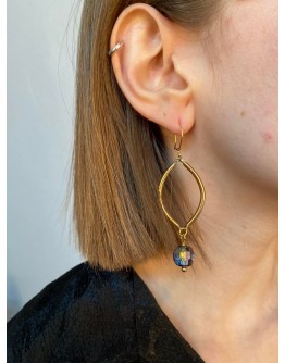 Vintage earrings with Swarovski