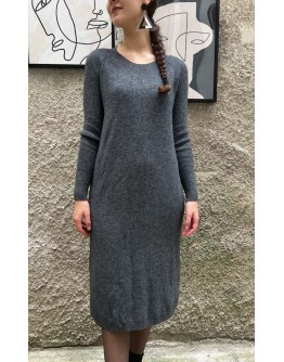Vintage woolen dress L
