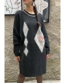 Vintage knitted dress XL