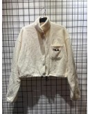 Vintage FILA cropped fleece jacket M