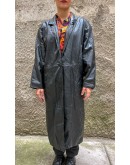 Vintage leather trench coat S-M
