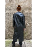 Vintage leather trench coat S-M