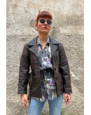 Vintage δερμάτινo jacket S