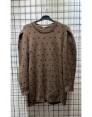 Vintage woolen knitted sweater L-XL