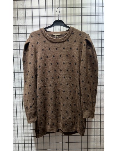 Vintage woolen knitted sweater L-XL