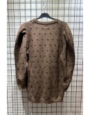 Vintage woolen knitted sweater L-XL