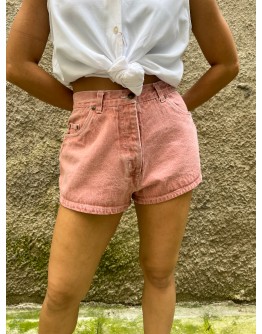 Vintage pink denim shorts Μ