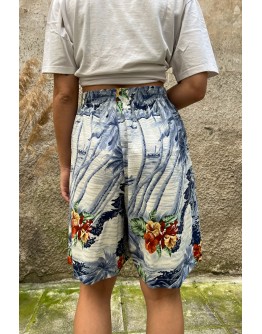Vintage printed shorts L