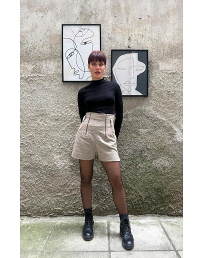 Vintage woolen shorts S