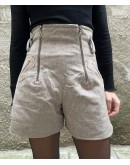 Vintage woolen shorts S