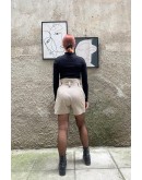 Vintage woolen shorts S