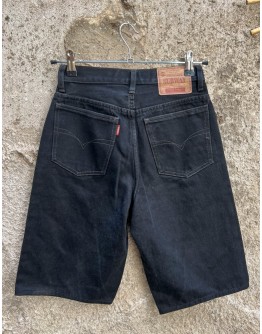 Vintage denim black shorts XS