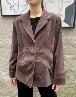 Vintage velvet jacket L