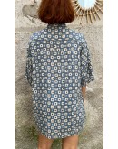 Vintage unisex εμπριμέ πουκάμισο L