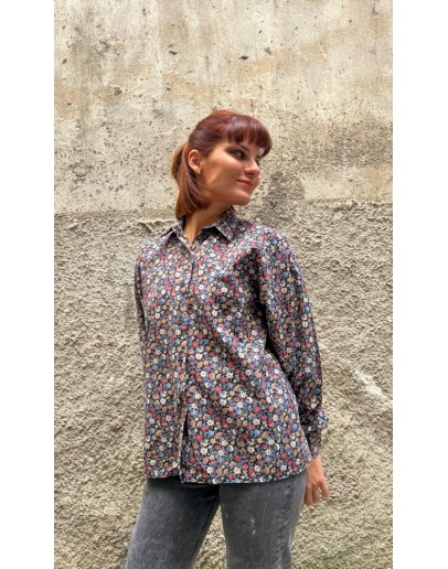 Vintage floral shirt L