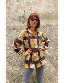Vintage floral shirt L