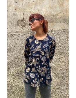 Vintage printed shirt M