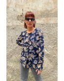 Vintage printed shirt M