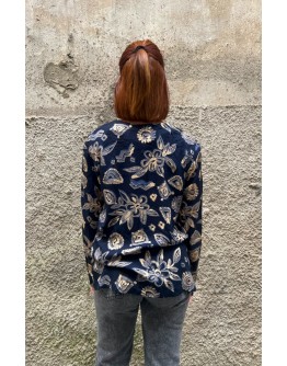 Vintage printed shirt M