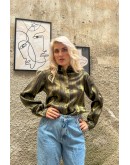 Vintage printed shirt S
