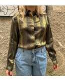 Vintage printed shirt S