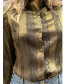 Vintage printed shirt S