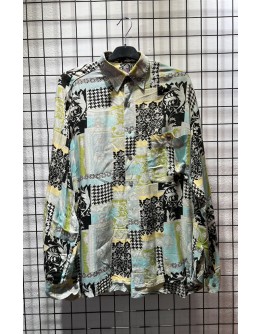 Vintage unisex εμπριμέ πουκάμισο L