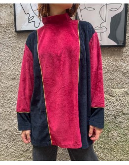 Vintage velvet top XL