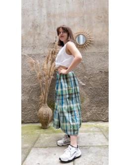 Vintage plaid skirt M-L