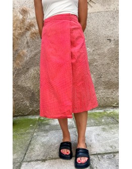 Vintage polka dot wrap skirt 