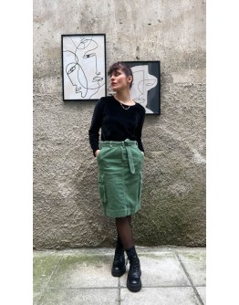 Vintage κοτλέ φούστα Ralph Lauren M-L