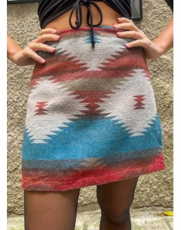 Vintage Aztec skirt L-XL