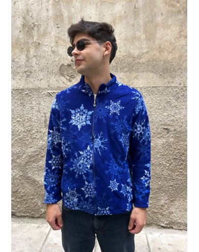 Vintage unisex φλις ζακέτα S