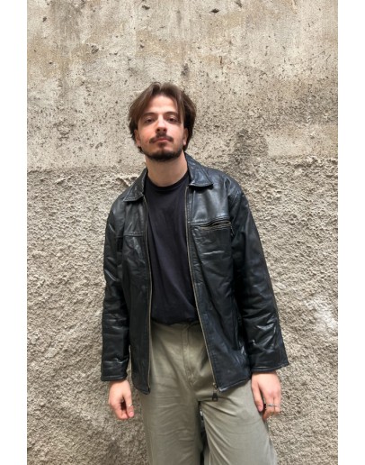 Vintage unisex δερμάτινο jacket M-L