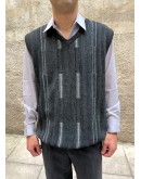 Vintage unisex πλεκτό γιλέκο L